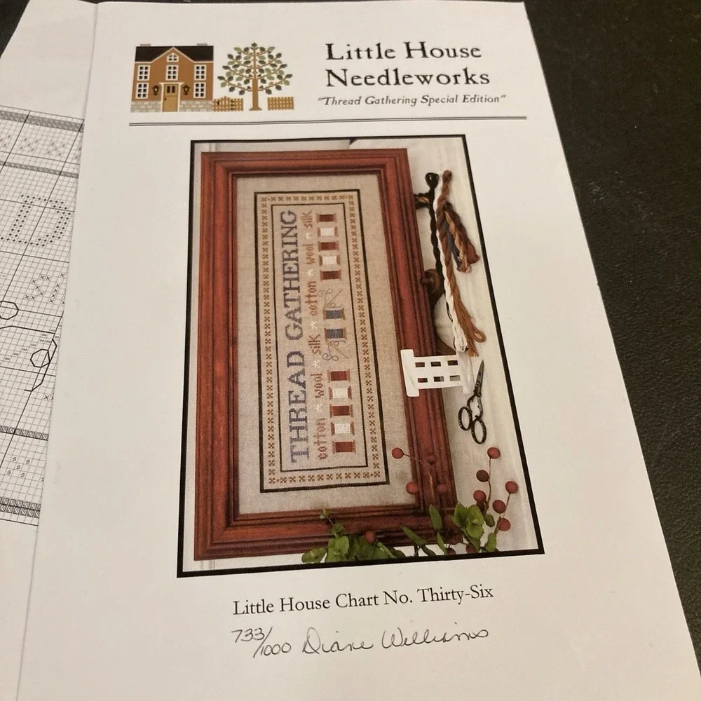 Little‎ House Needleworks Thread Gathering Special Edition PATTERN ONLY - Signed